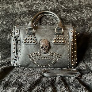 Skull Punk Studded Purse/Handbag/Shoulder Bag - image 1